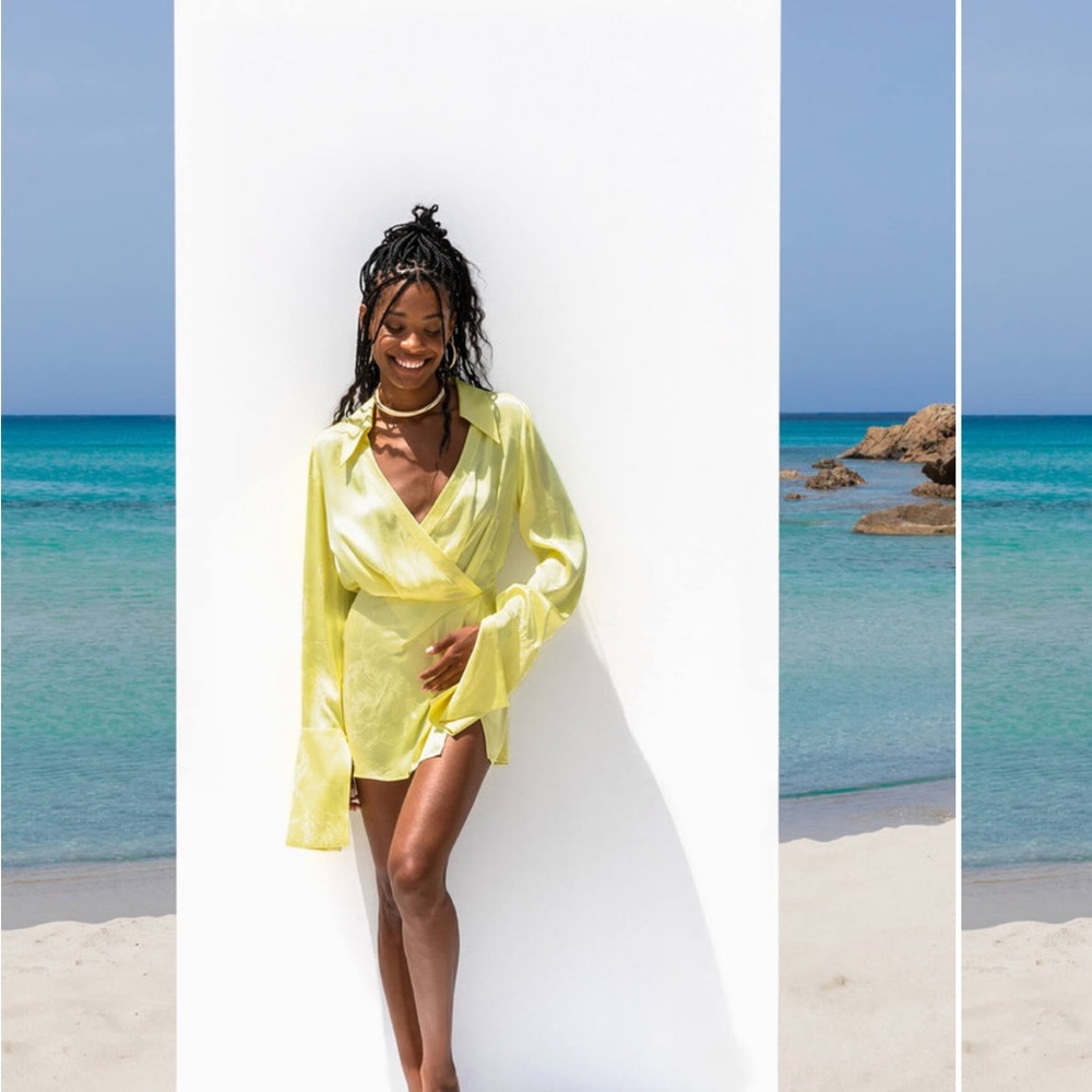 Rat & Boa Paloma Dress in Yellow